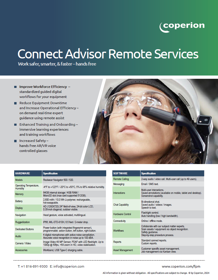 Image for Connect Advisor Remote Services Datasheet